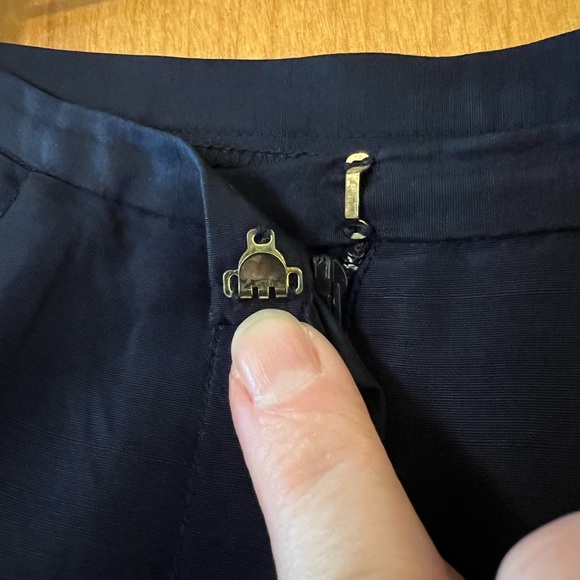 Lauren Ralph Lauren Navy Blue Silk Pants Lined Women’s 4P Petite 4 - Picture 6 of 10